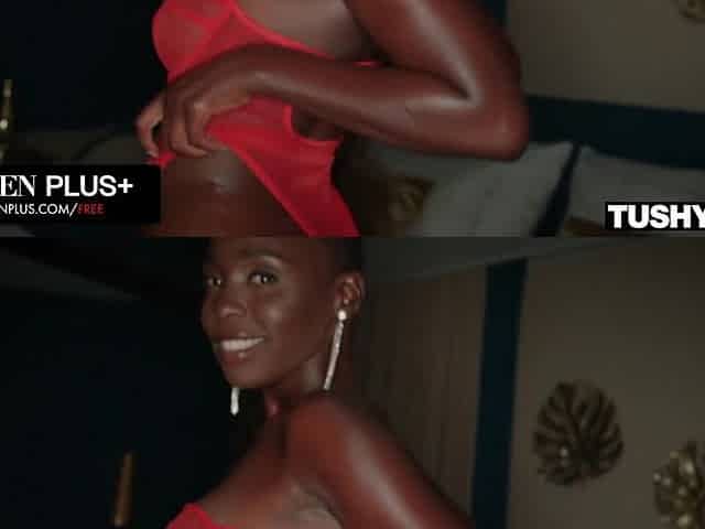 TUSHYRAW Black model Zaawaadi Desires anal