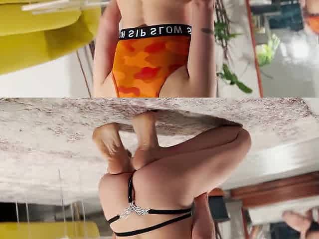 concupiscent raver beauty showing off her fresh belt then gets anything very moist