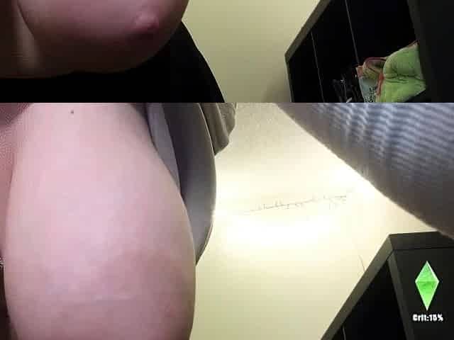 Busty brunette bitch with big boobs