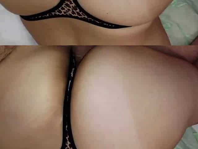 Big Booty Mexican Amateur in Thong POV