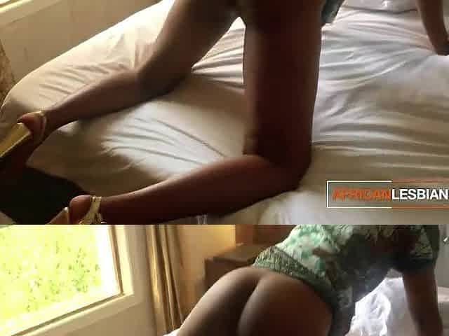 Breasty Black Lesbian babes Go Down Moist & Wild On Every Other