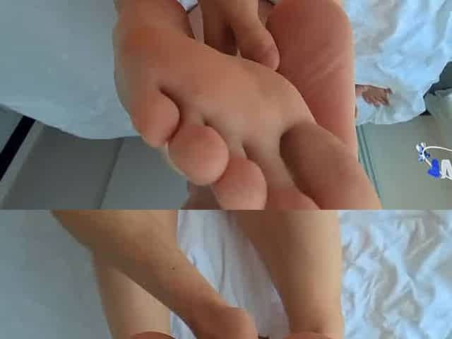 A uber-sexy Russian female gave me a sole fetish rubdown after the shower and fellated me - extraordinary hard-core porn!