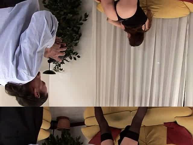 slutty mature chick in stockings rides cock
