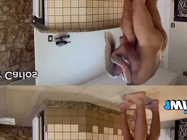 Amateur duo Rangel Carlos and Elquer Carlos pummeling in motel. She took in gullet and left to love in blowjob - XXX!