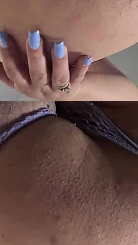 Close-up Lavender Lingerie Farts - Big Ass Gas Right in Your