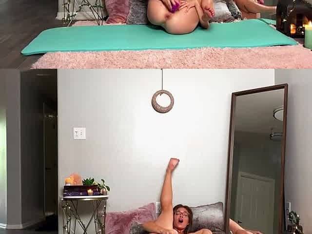 Katie Kush's Exciting Stretch in a Sensual Practice