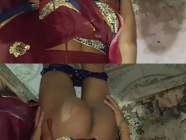 Indian girl in a saree has quick sex with devar