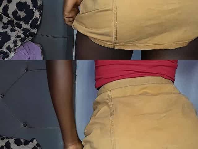Brown slender large booty tiny bazookas