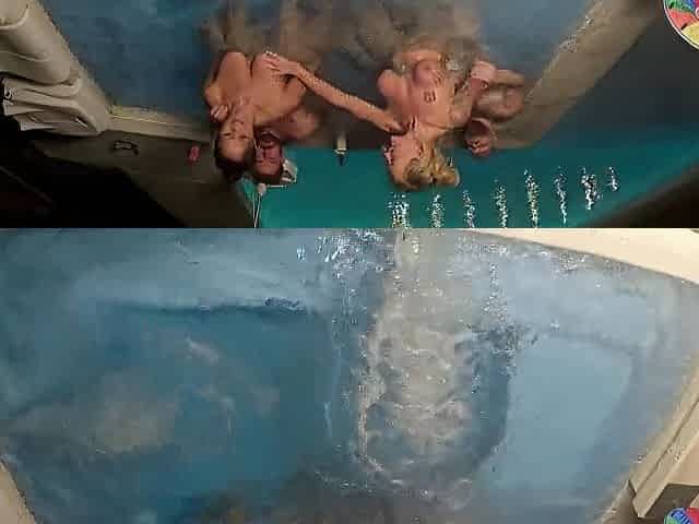 Sexy Tub Foursome with Deliah Grace & Jazmine Cruz