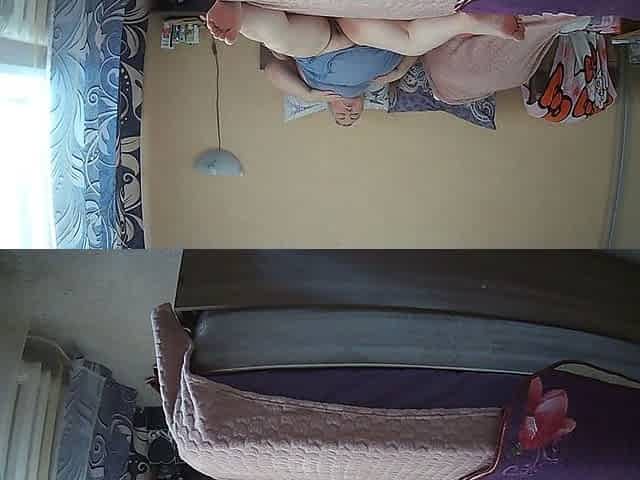 Stepmom with Big Hairy Cunt Masturbates