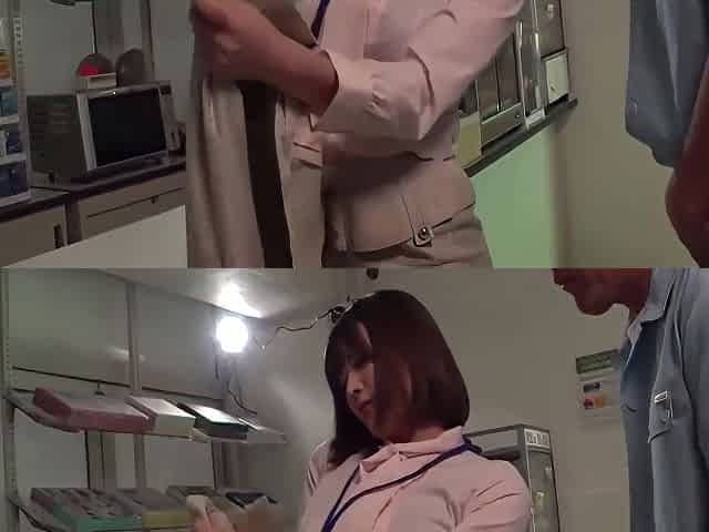 Sexy Slim Japanese Babe Having Some Fun With A Co-worker