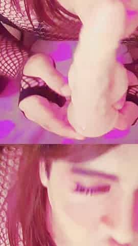 Femboy sex-toy masturbatin and Cum