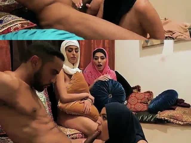 Homemade party and pals mom pool Hot arab damsels try