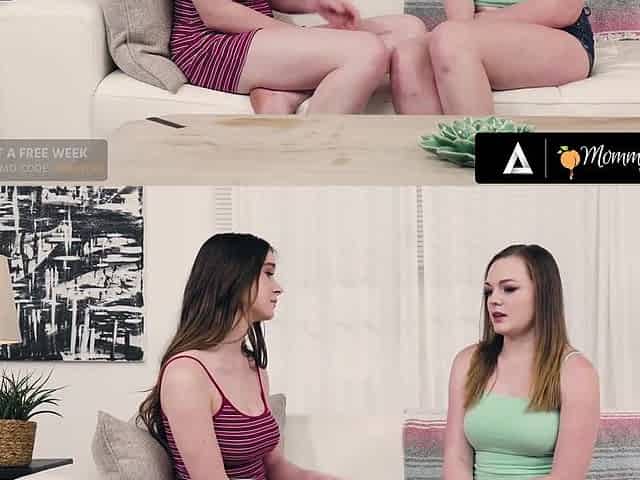 Busty milf Natasha Nice with her baddies in a lesbian threesome