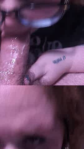 Made dad cum with my throat