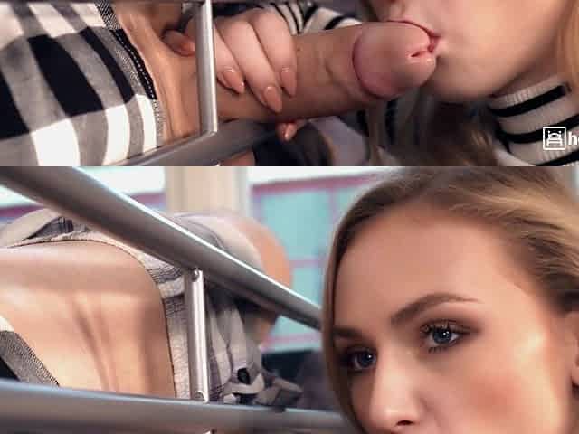 Jenny's Wild Blonde Affair Ignites Wild Stranger Passion