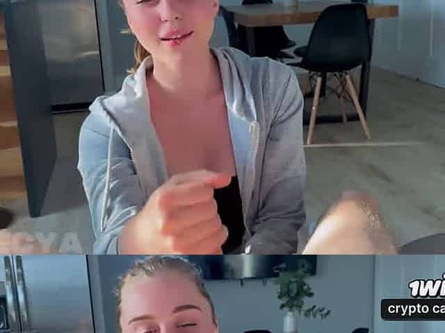 Making the hottest, dirty-talking step-sister's acquaintance rail your weenie with the hottest blowjob and messy talk, all gripp
