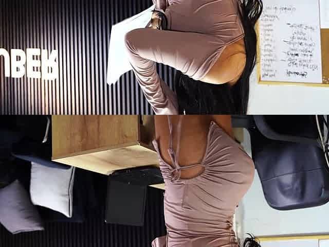 Brunette Big Ass Secretary Offers Her Help to the Bosss Stepson in the Office to Gain an Advantage
