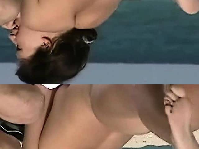 Hot naked women filmed on a nudist beach