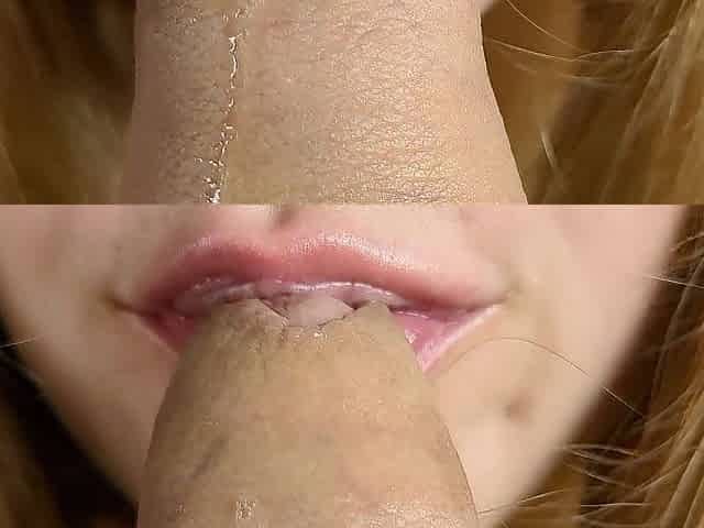 CLOSE UP: Playing with the foreskin