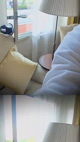 Jerking off in my hotel room with the window open!