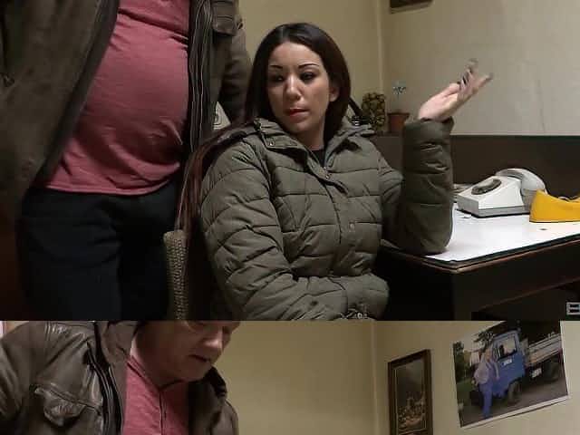 Teen brunette Natalie Hot gets a hardcore fuck from an older guy