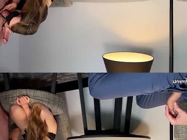 Spouse Watches, Jerks Off and Eats Cum After Wife Gets A Large Load From Stranger
