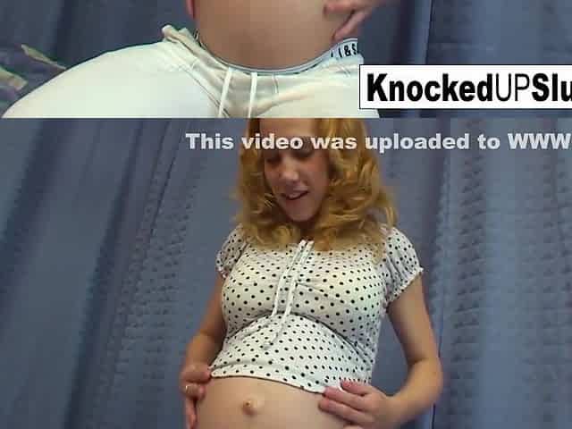Knocked Up Teen 18+ Has Some Fun With A Glass Toy 8 Min