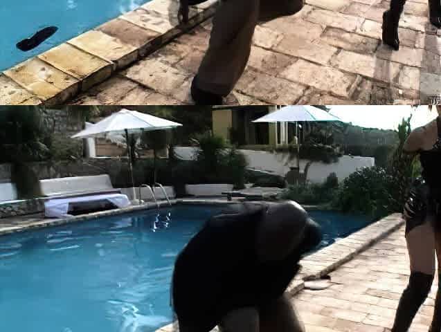 Busty brunette slut enjoys extreme amateur pov blowjob