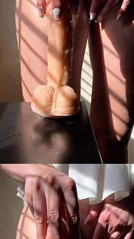 Close up ass play