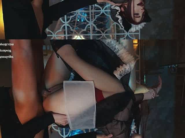 Hot Brunette In Stockings Masturbates Hard