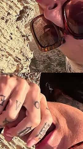 Tattooed Blonde MILF Enjoys Wild Outdoor Sex by the Beach