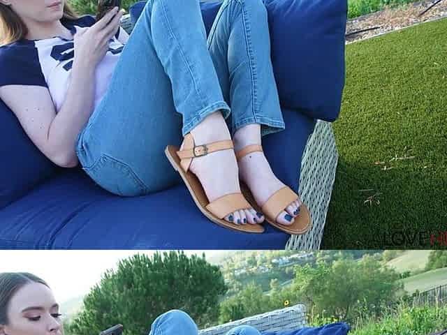 Feet Tease with Hazel Moore