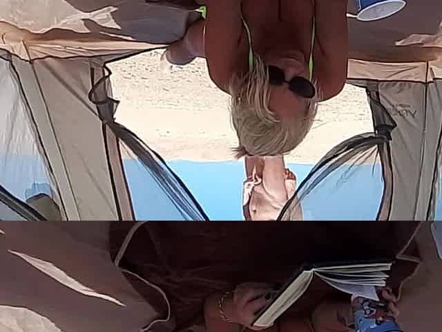 On the Beach, a Stranger Cummed on My Face