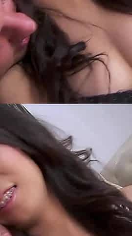 Asian Slut Sucks Big Cock and Gets Fucked Doggy Style