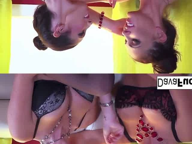 Dava Foxx In Dava And Jessica Take An Italian Sausage