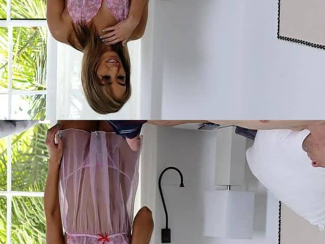 Skinny 38yo cougar finds morning wood