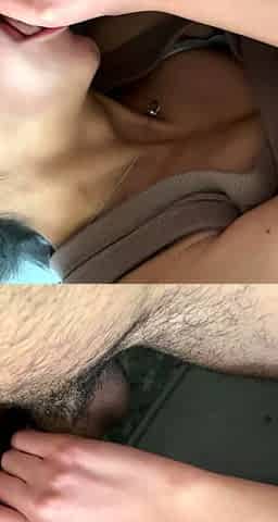 Sexy amateur blonde blowjob amp cumshot HD