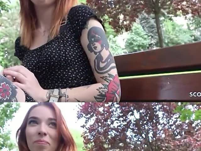 Eye Rolling Orgasm For Giada At Street Casting With German Scout, Giada Sgh And Giada Suicide