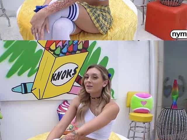 NYMPHO Filling hawt golden-haired Charlotte Sins up with cum