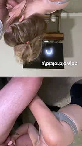 Homemade amateur blonde blowjob