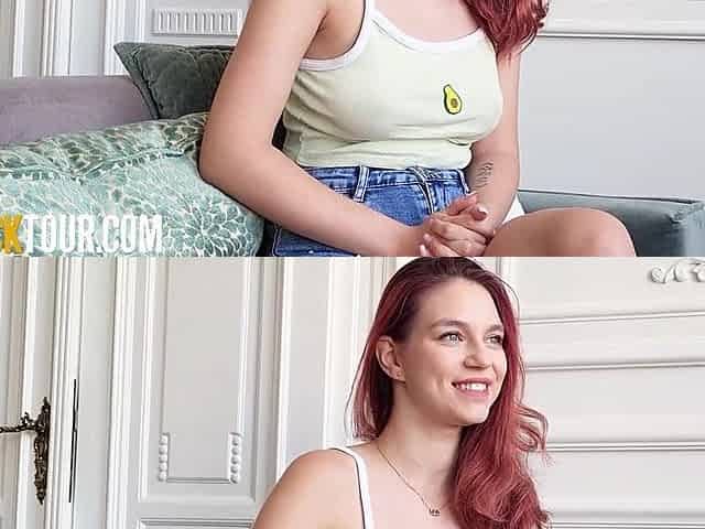 Large Boobs Redhead Sweetheart Dominated & Face Screwed COARSE By Large Shlong American