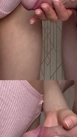Stepfather Cum in My Stepsister's Panties When Rubbing Against Her Pussy!