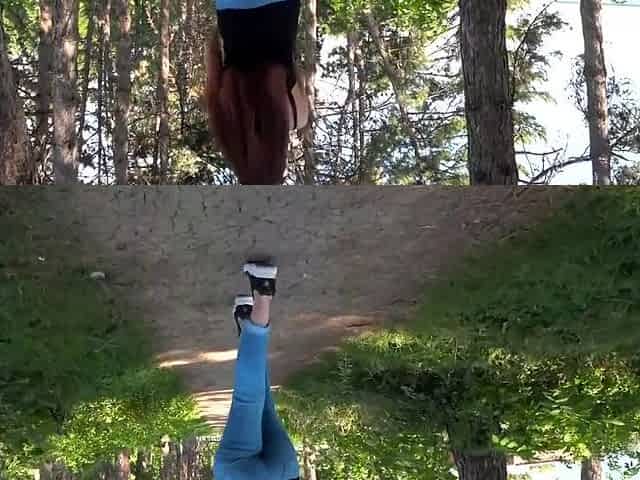 Beautiful Girl Doing Blowjob In The Park / Public Blowjob