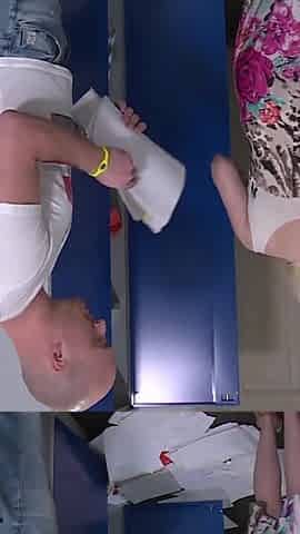 Sexy blonde plays on huge cock and gets butthole get fucked