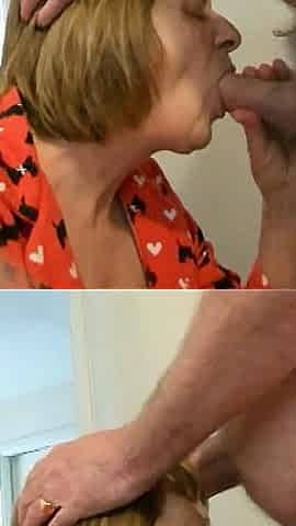 mature blow job