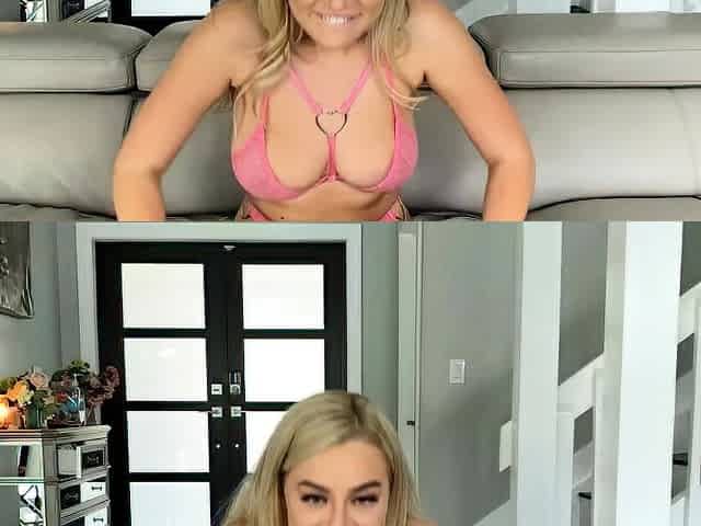 Hot blonde and redhead give hardcore pov blowjob