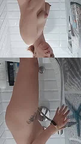 Shaving Hairy Pussy, Armpits and Legs. Face in