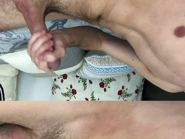 Intensive Stud Groaning Climax During the time that Smutty Talking - Masturbating Large Cock - 4K