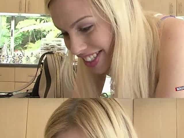 Shaved bbc and golden-haired angel are eating aged twat jointly previous to some enormous pounding
